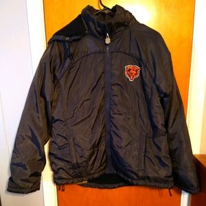 Chicago Bears NFL Large plaid Jacket